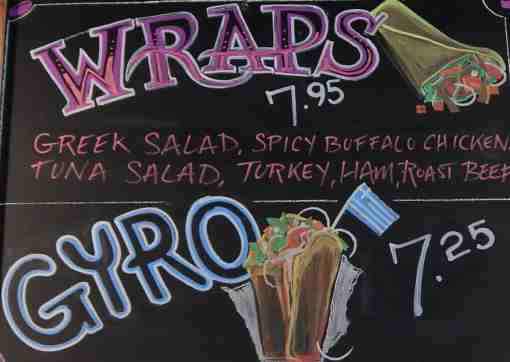 Page 4 of menu, Bennington Pizza Plaza Bennington, VT